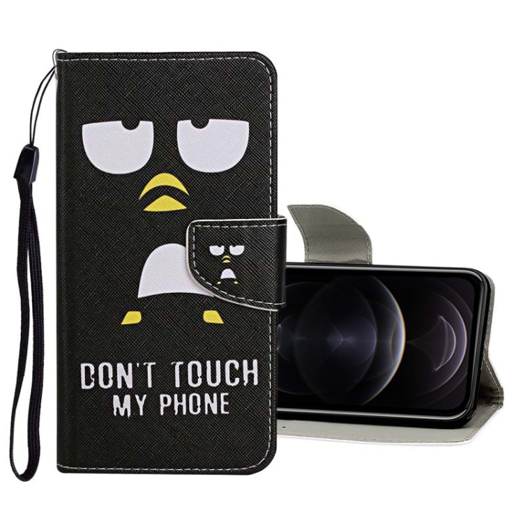Colored Drawing Pattern Horizontal Flip Leather Case with Holder & Card Slots & Wallet, For iPhone 12 mini, For iPhone 12 / 12 Pro