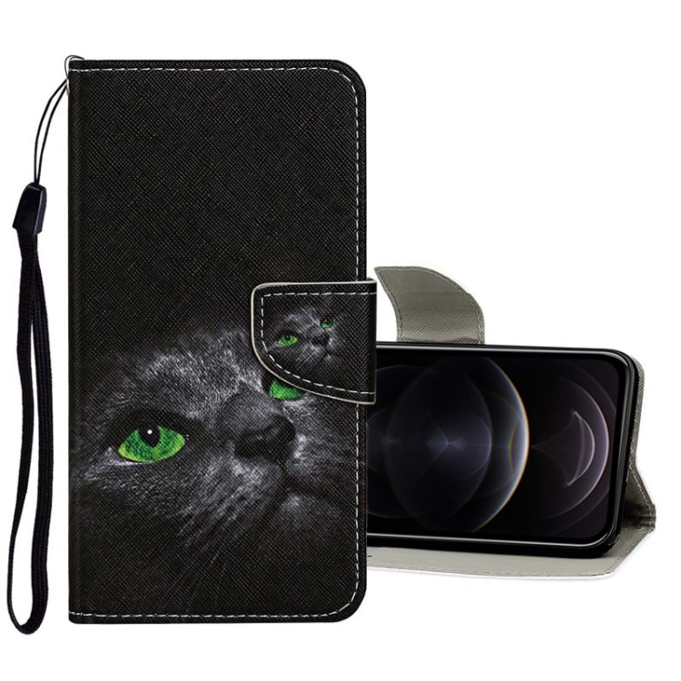 Colored Drawing Pattern Horizontal Flip Leather Case with Holder & Card Slots & Wallet, For iPhone 12 mini, For iPhone 12 / 12 Pro
