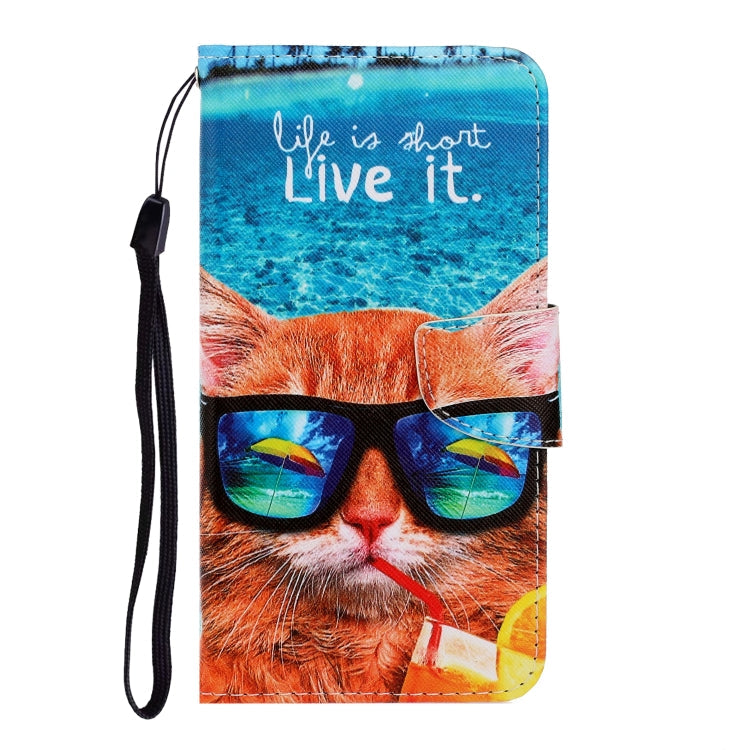 3D Colored Drawing Horizontal Flip PU Leather Case with Holder & Card Slots & Wallet, For iPhone 12 mini