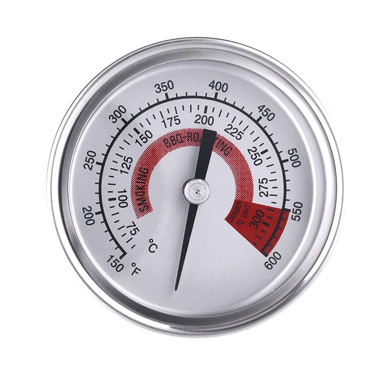 Stainless Steel Oven Thermometers BBQ Smoker Pit Grill Bimetallic Thermometer Temp Gauge Cooking Tools with Dual Display & Anti-fog Glass