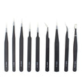 JIAFA JF-8118 9 in 1 Anti-static Precision Tweezers Set with Bag, JF-8118