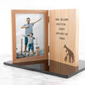 Personalised Father's Day Giraffe Book Photo Frame