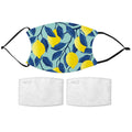 Printed Face Mask - Lemon Fresh Pattern Design