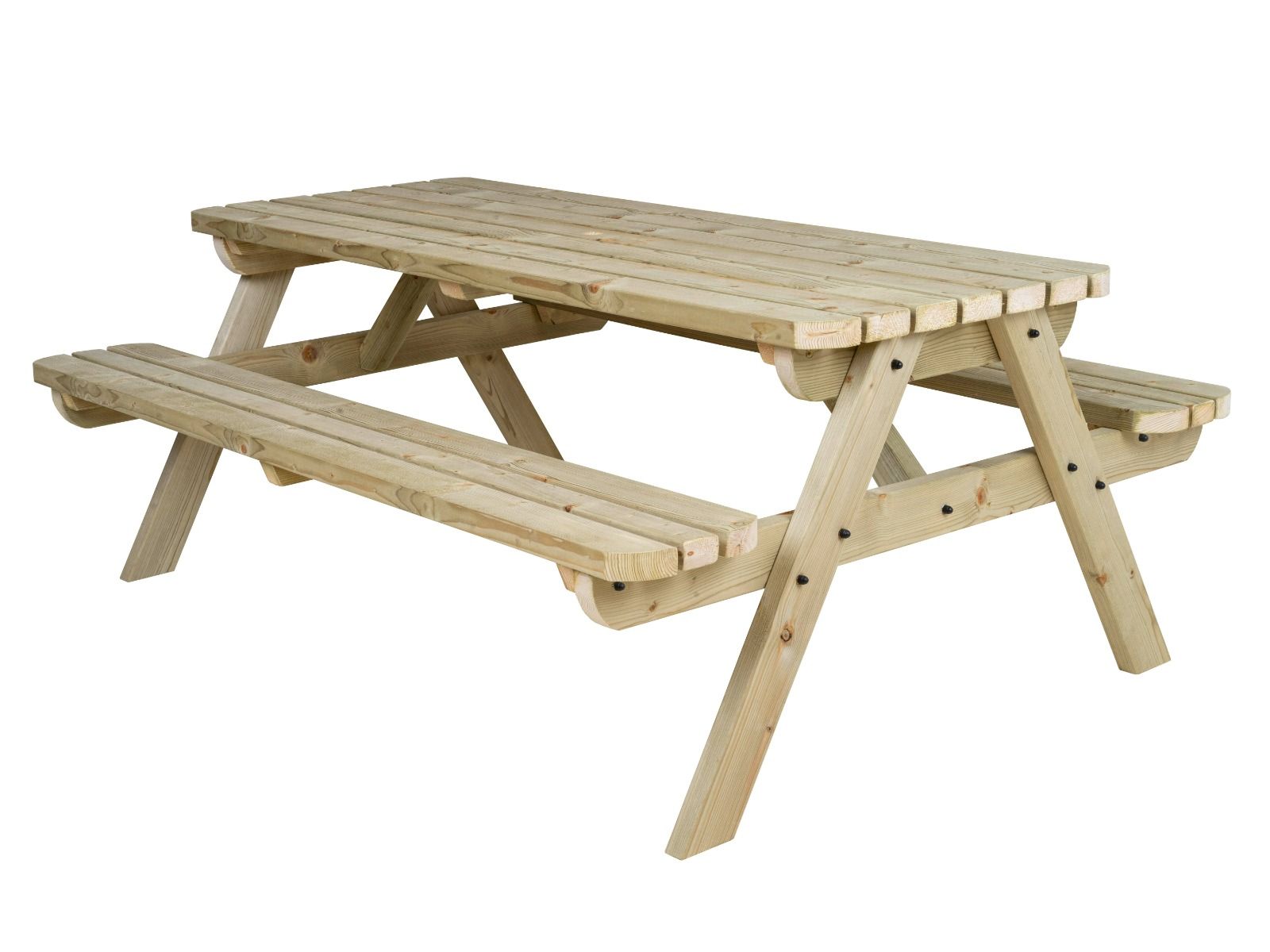 Fortem Rounded Pub Style Picnic Table Benches Set