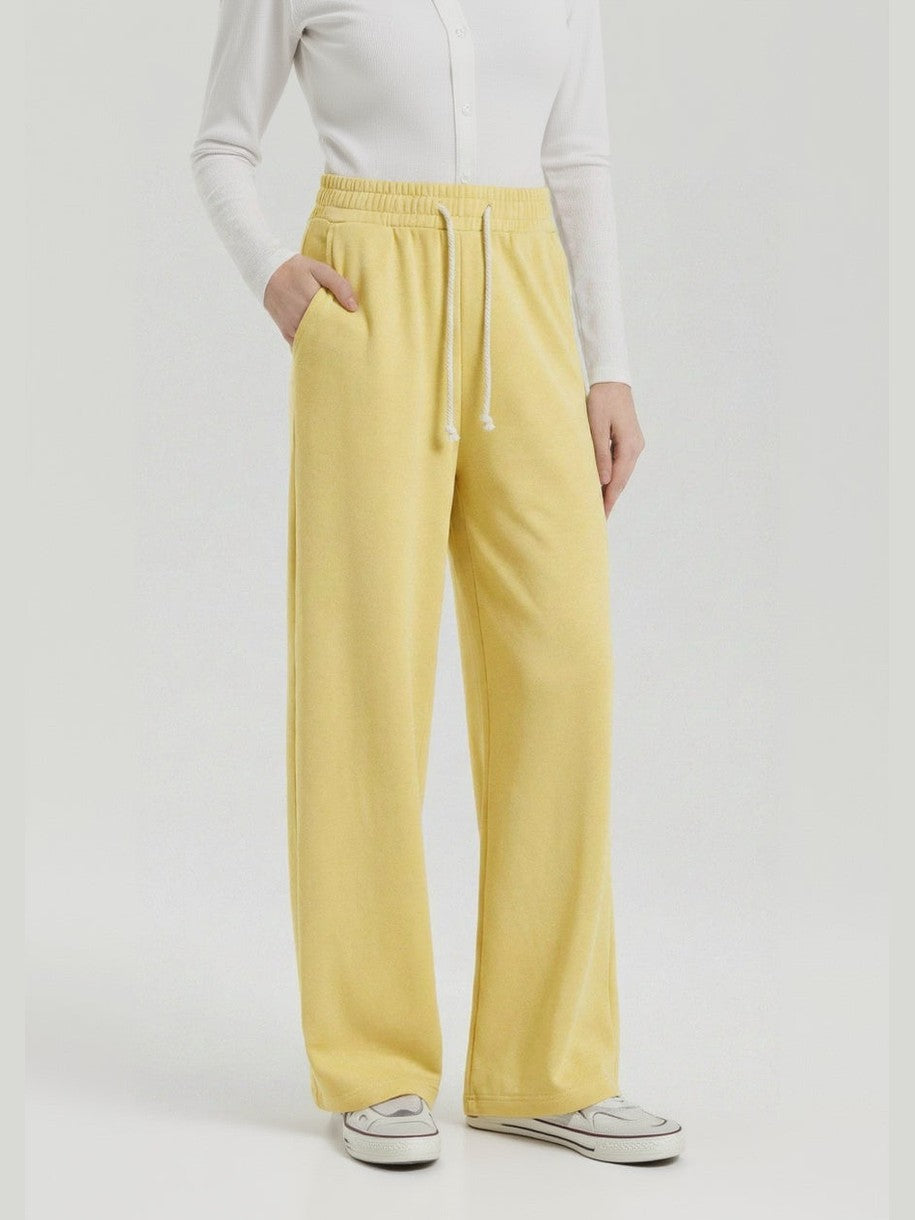 Golden Luxe Wide-Leg