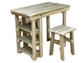Garden potting table, multi purpose workbench (106cm + 2x chairs)