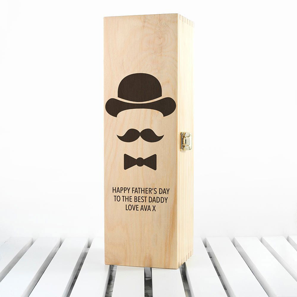 Personalised Gentleman's Wine Box