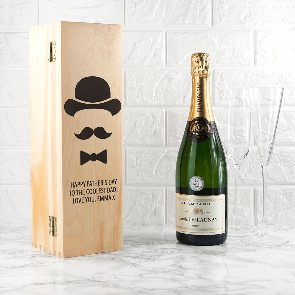 Personalised Gentleman's Wine Box
