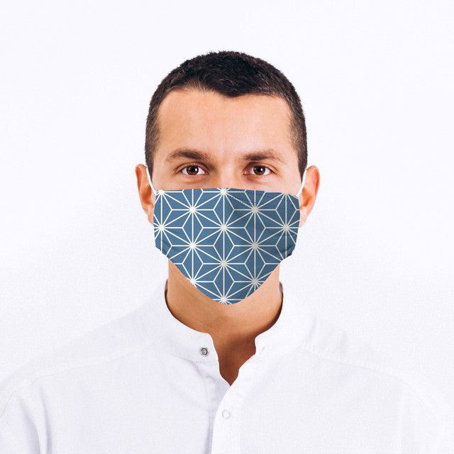 Geometric Star Pattern Face Mask