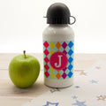 Girls Mosaic TiLED Personalised Water Bottle