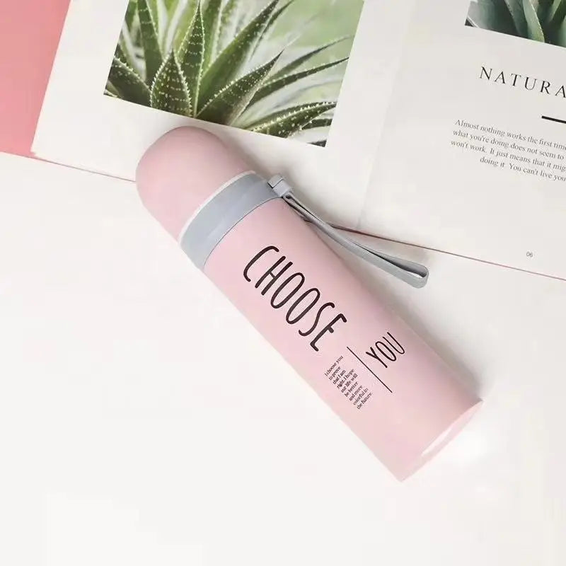 Wholesale 450ml Stainless Steel Sport Water Bottle Eco-Friendly Classic Design Thermal Insulation 0-6 Hours Lid Giveaways