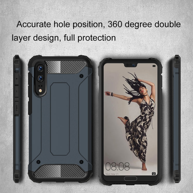 For Huawei  P20 Full-body Rugged TPU + PC Combination Back Cover Case , For Huawei P20, Huawei P20