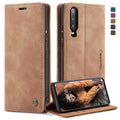 CaseMe-013 Multifunctional Retro Frosted Horizontal Flip Leather Case for Huawei P30, with Card Slot & Holder & Wallet, For Huawei P30