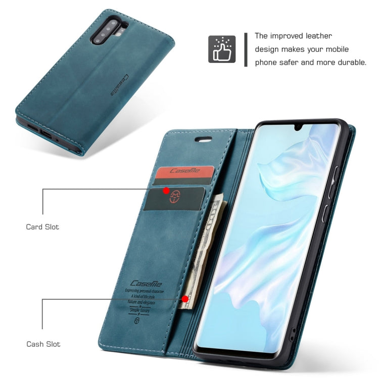 CaseMe-013 Multifunctional Retro Frosted Horizontal Flip Leather Case for Huawei P30 Pro, with Card Slot & Holder & Wallet, For Huawei P30 Pro