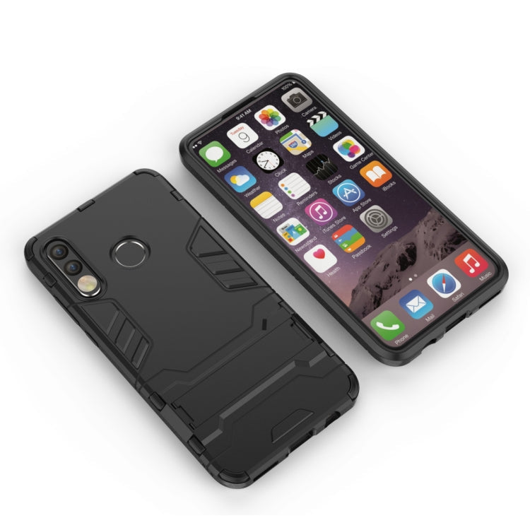 Shockproof PC + TPU Case for Huawei P30 Lite, with Holder, For Huawei P30 Lite