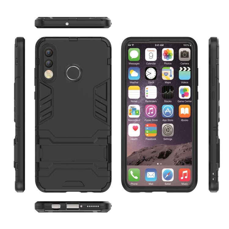 Shockproof PC + TPU Case for Huawei P30 Lite, with Holder, For Huawei P30 Lite