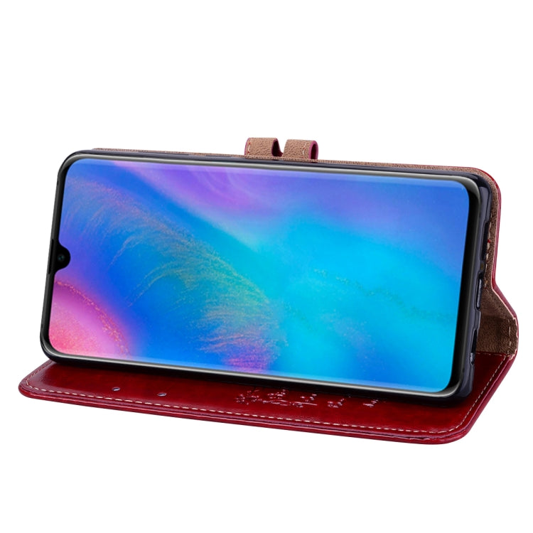 Business Style Oil Wax Texture Horizontal Flip Leather Case for Huawei P30, with Holder & Card Slots & Wallet, For Huawei P30
