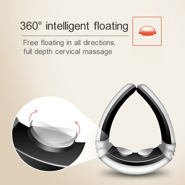 USB Charging 1300 mAh Electric Back Neck Shoulder Electrical Pulse Electric Shock Body Massager, USB Charging