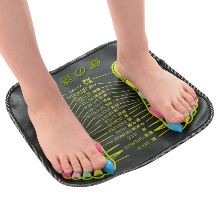 PP Foot Reflexology Quadrate Stones Foot Massage Pad