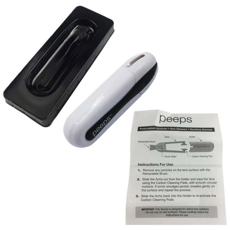 Peeps Glasses Cleaner Eyeglass Clean Brush Maintenance Vision Care Professional Clean Glasses Tools, ouc120 Clean Glasses Tools