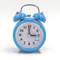 Fashion Mute Metal Alarm Clock with Night Light, Size: 12*8.5cm