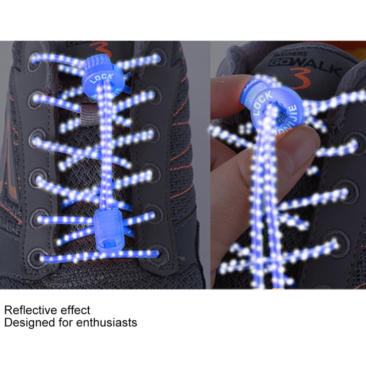 AONIJIE Unisex Adjustable Elastic Reflective Sports Lace Quick Lock Shoelace