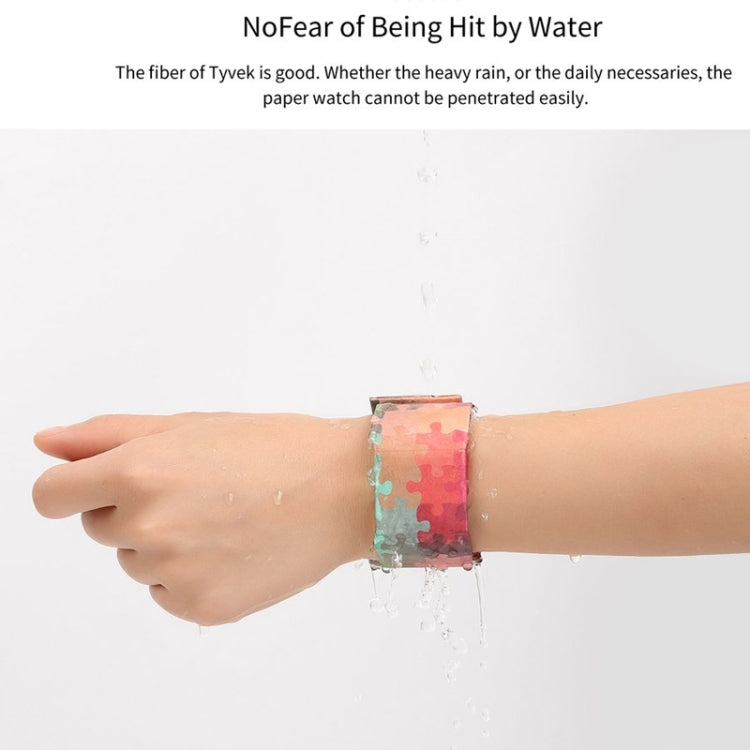 Flamingo Pattern Creative Fashion Waterproof Paper Watch Intelligent Paper Electronic Wristwatch, Flamingo Pattern
