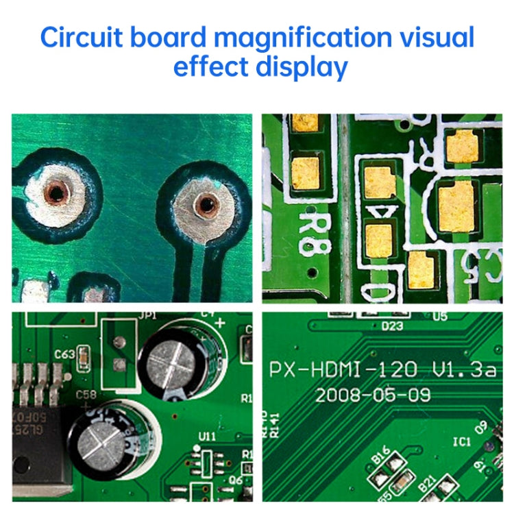 720P 4.3 inch Display Screen HD Industrial Digital Microscope