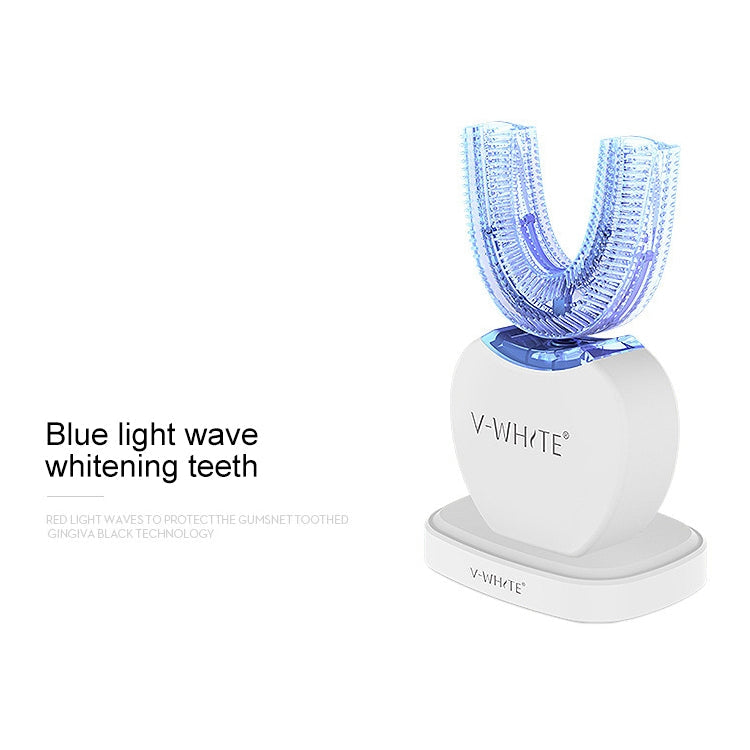 Vwhite 3 Cleaning Modes Silicone Electric Automatic Beauty Tooth Instrument(Pink)