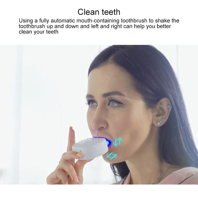 Vwhite 3 Cleaning Modes Silicone Electric Automatic Beauty Tooth Instrument(White)