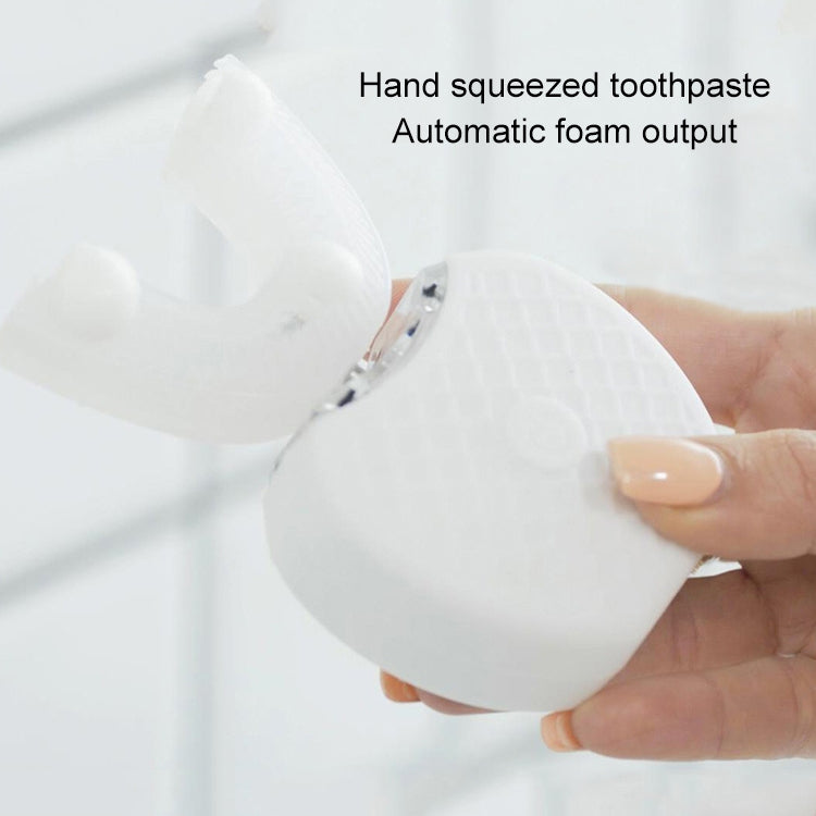 Vwhite 3 Cleaning Modes Silicone Electric Automatic Beauty Tooth Instrument(White)