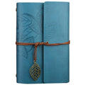 Creative Retro Autumn Leaves Pattern Loose-leaf Travel Diary Notebook, Size: L, L