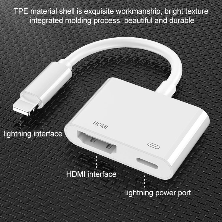 8 Pin to HDMI HDTV Projector Video Adapter Cable for iPhone