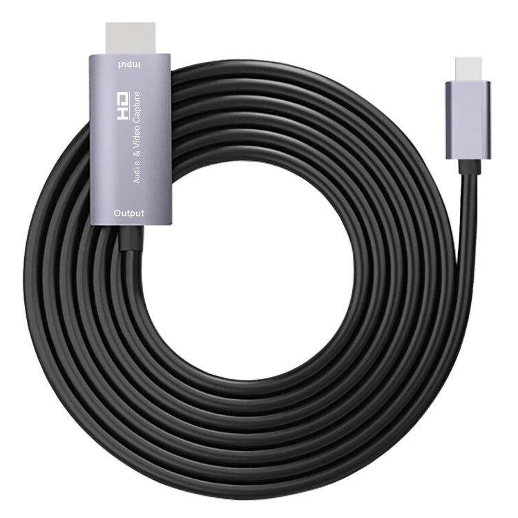 Z36A HDMI Male to USB-C / Type-C Male HD Video Capture Card, Cable Length: 2m