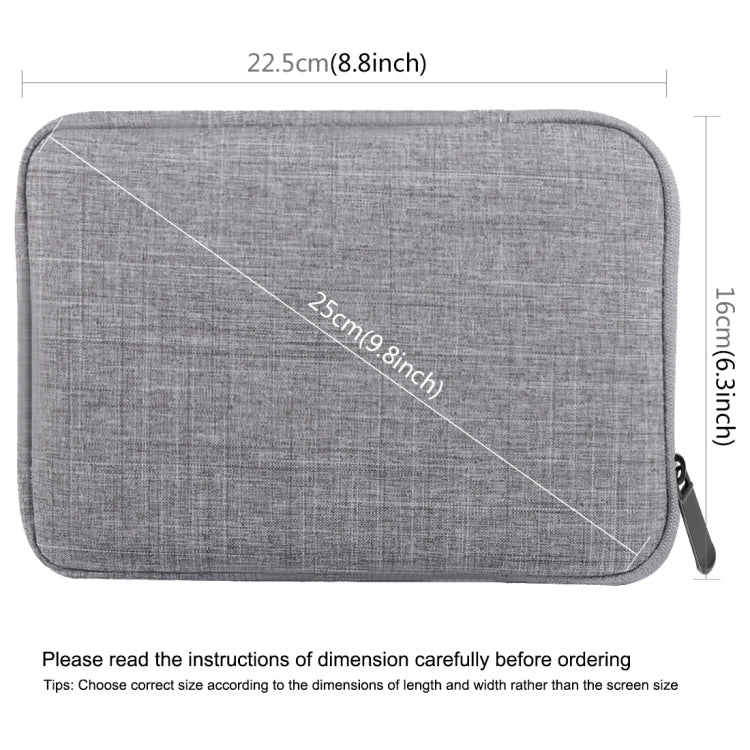 HAWEEL 7.9 inch Sleeve Case Zipper Briefcase Carrying Bag, For iPad mini 4 / iPad mini 3 / iPad mini 2 / iPad mini, Galaxy, Lenovo, Sony, Xiaomi, Huawei 7.9 inch Tablets(Grey)