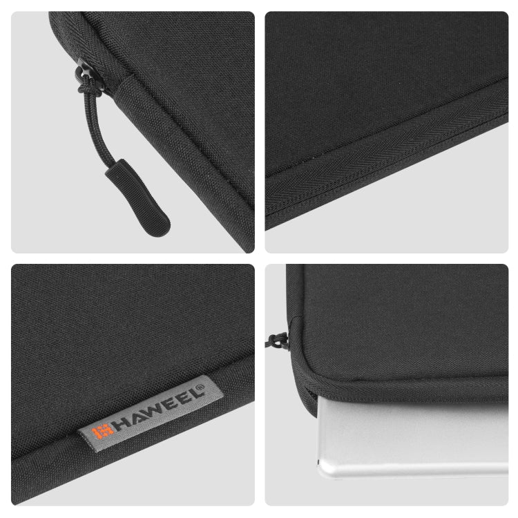 HAWEEL 16 inch Laptop Sleeve Case Zipper Briefcase Bag for 15-16.7 inch Laptop(Black)