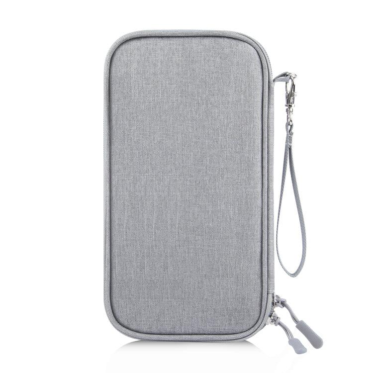 HAWEEL Clutch Bag Passport Wallet Document Organizer Credit Cards Case Bag (Grey)