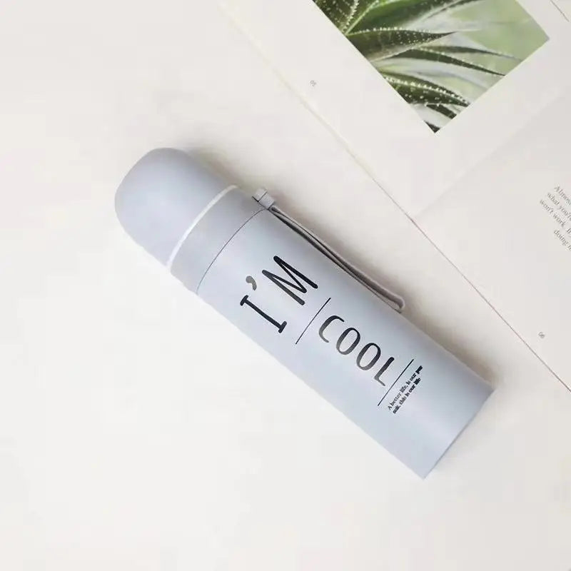 Wholesale 450ml Stainless Steel Sport Water Bottle Eco-Friendly Classic Design Thermal Insulation 0-6 Hours Lid Giveaways