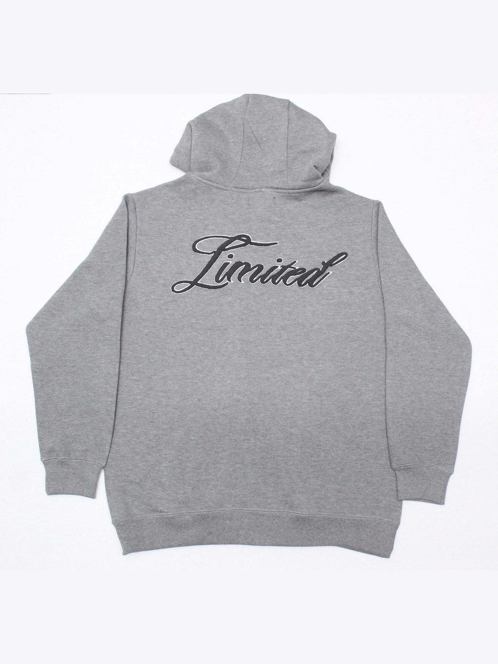 Urban Script Zip Hoodie – Grey