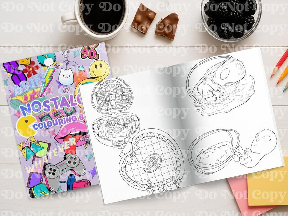 Nostalgic’s colouring book