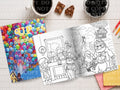 Up colouring book