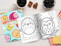 Squish colouring book