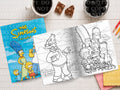 Yellow Family colouring book