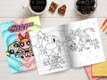 Puff girls colouring book