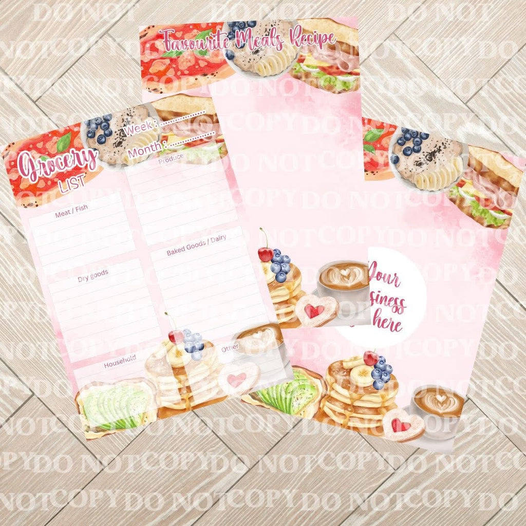 Meal planner book