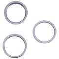 3 PCS Rear Camera Glass Lens Metal Outside Protector Hoop Ring for iPhone 13 Pro Max, For iPhone 13 Pro Max