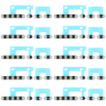 10 PCS Speaker Dustproof Mesh for iPhone 12 Pro Max, For iPhone 12 Pro Max