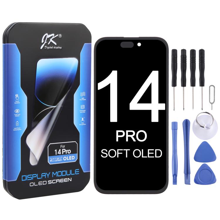 JK Soft OLED LCD Screen For iPhone 14 Pro, For iPhone 14 Pro