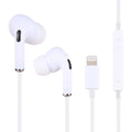 8 Pin In-ear Wired Earphone with Mic, Cable Length: about 1.2m