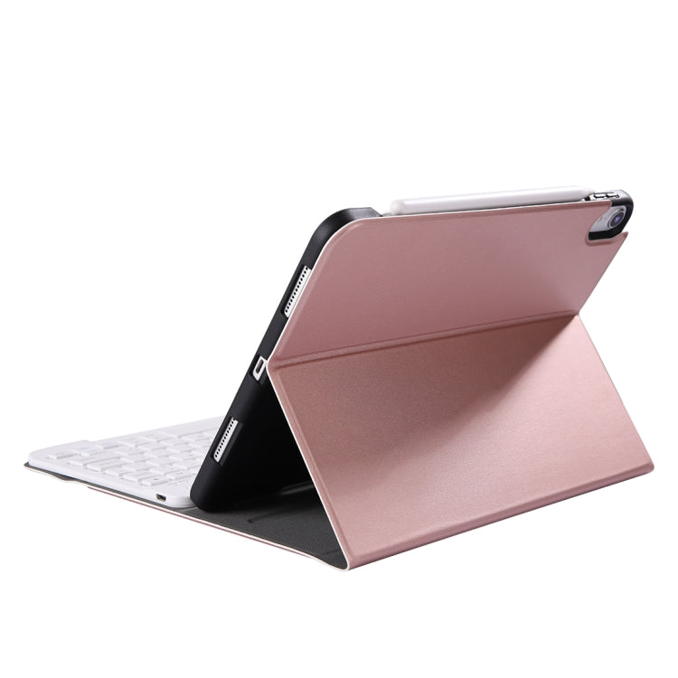A11B Bluetooth 3.0 Ultra-thin ABS Detachable Bluetooth Keyboard Leather Tablet Case for iPad Air 4 / Air 5 / Pro 11 inch 2022 / 2021 / 2020 / 2018, with Pen Slot & Holder, For iPad Air 4 / Air 5 / Pro 11 inch 2022 / 2021 / 2020 / 2018